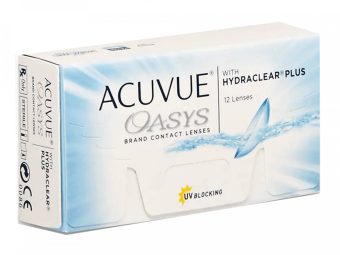   Acuvue Oasys With Hydraclear Plus (12 stk), 1-2 wöchentliche Kontaktlinsen