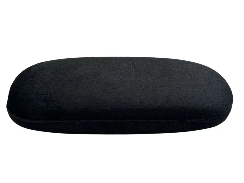 Brillenetui HL24140 Plüsch Schwarz