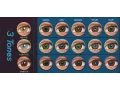 ColourVUE Színvarázs Háromrétegű Zöld (2 stk) , Highlight, 3 Monatskontaktlinsen