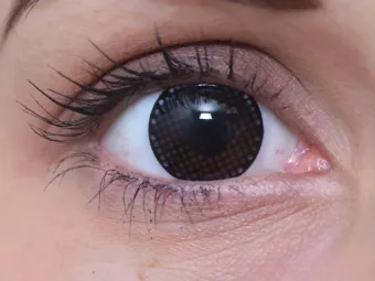   ColourVUE Crazy Black Pixel (2 stk) , Abdeckung, 3 Monatskontaktlinsen - ohne Dioptrie