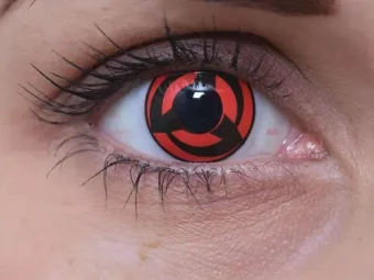   ColourVUE Sharingan Kakashi (2 stk) , Abdeckung, 3 Monatskontaktlinsen