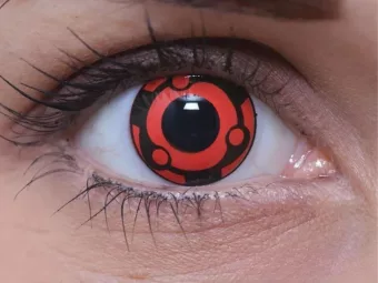   ColourVUE Sharingan Madara (2 stk) , Abdeckung, 3 Monatskontaktlinsen