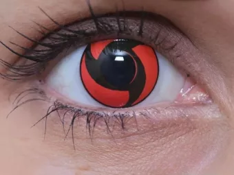   ColourVUE Sharingan Mangekyu (2 stk) , Abdeckung, 3 Monatskontaktlinsen