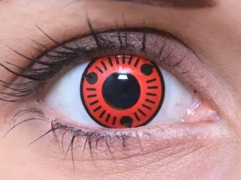   ColourVUE Sharingan Sasuke (2 stk) , Abdeckung, 3 Monatskontaktlinsen