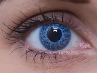   ColourVUE Crazy Solar Blue (2 stk) , Abdeckung, 3 Monatskontaktlinsen