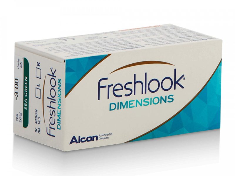FreshLook Dimensions UV (6 stk), havi Highlight farbige Kontaktlinsen