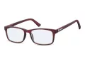 Matt kastanienbraune Computer brille BLF73C