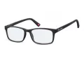 Mattschwarze Computer brille BLF73