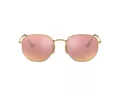 Ray-Ban Hexagonal Sonnenbrille RB 3548N 001/Z2