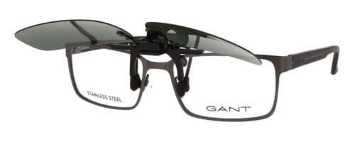 Gant-Brillen mit Clip-On-Anhängern